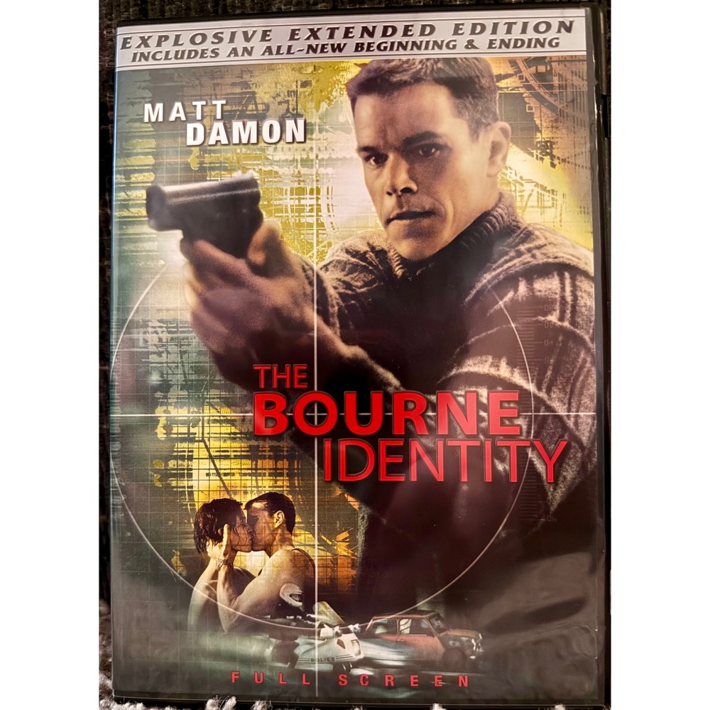 Universal The Bourne Identity DVD Excellent Extended Edition Action